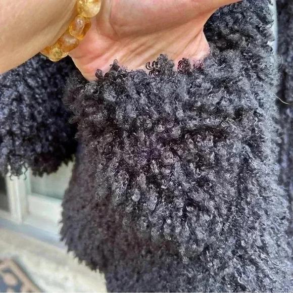 Stunning Black Vintage  Sheep? Lace Jacket M - L - Picture 13 of 17